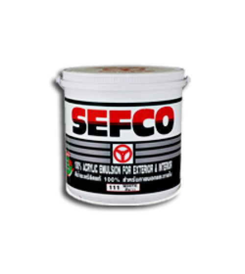 สีน้ำอะครีลิค เซฟโก้ SEFCO Acrylic Emulsion Paint