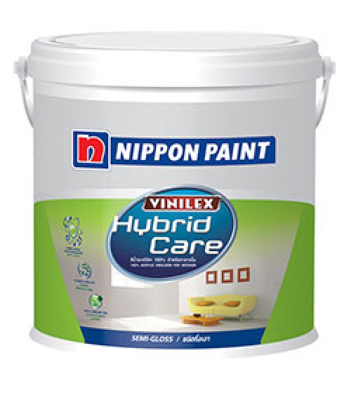 นิปปอนเพนต์ วีนิเลกซ์ ไฮบริดแคร์ เซมิกลอส สำหรับทาภายใน NIPPON PAINT Vinilex HybridCare SG