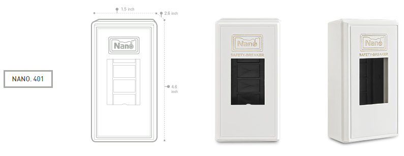 กล่องครอบเบรคเกอร์ Nano. 401