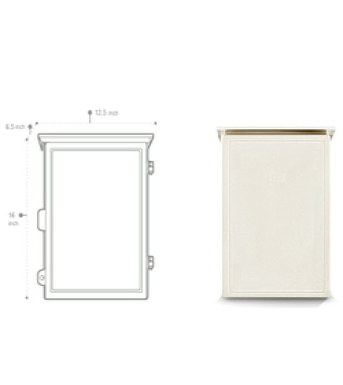 ตู้กันน้ำพลาสติก มีที่กันฝน