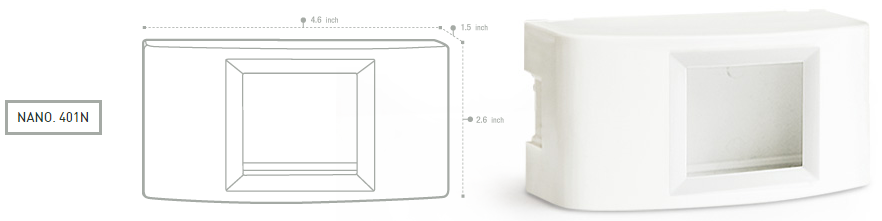 กล่องครอบเบรคเกอร์ Nano. 401N