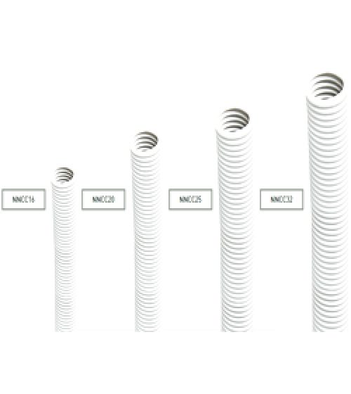 ท่ออ่อนสีขาว