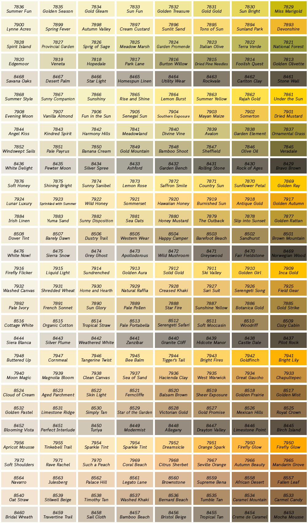 Yellow-tone