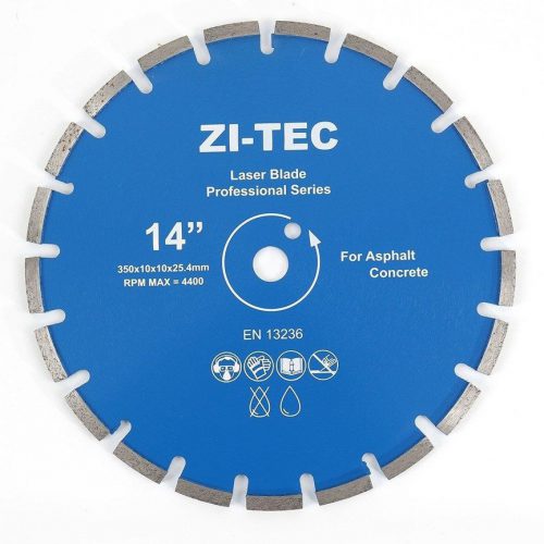 Clearance Sale!!!!ใบตัดจ้อยถนน 14 นิ้ว ZI-TEC (เพชรหนา 10 มม.) ฟรีค่าส่ง