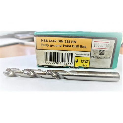 ZI-TECH ดอกสว่านเจาะโลหะ ไฮสปีด ไซเทคเอเซีย สีเงิน มาตรฐานเยอรมัน ขนาด 17/64″-1/2″