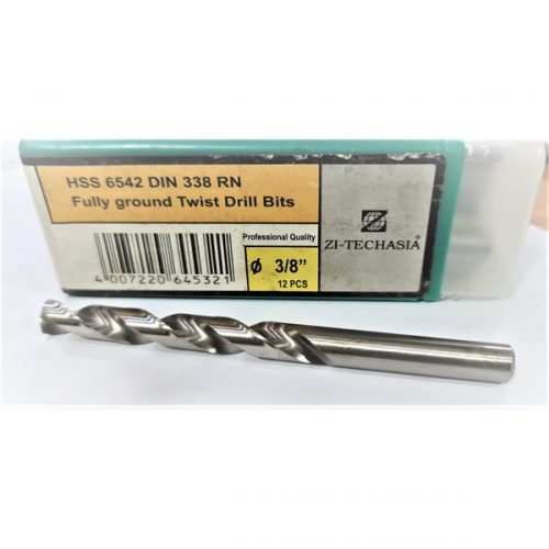 ZI-TECH ดอกสว่านเจาะโลหะ ไฮสปีด ไซเทคเอเซีย สีเงิน มาตรฐานเยอรมัน ขนาด 1/16″-1/4