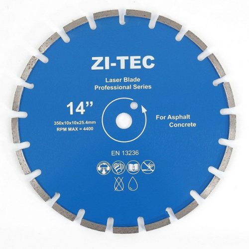 Clearance Sale!!!!ใบตัดจ้อยถนน 14 นิ้ว ZI-TEC (เพชรหนา 10 มม.) ฟรีค่าส่ง