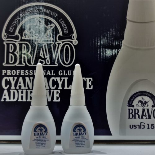 กาวร้อนบราโว BRAVO #153 ขนาด 20 กรัม ราคาต่อขวด 5.0